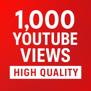 1,000 YouTube Views High Quality Promotion Package