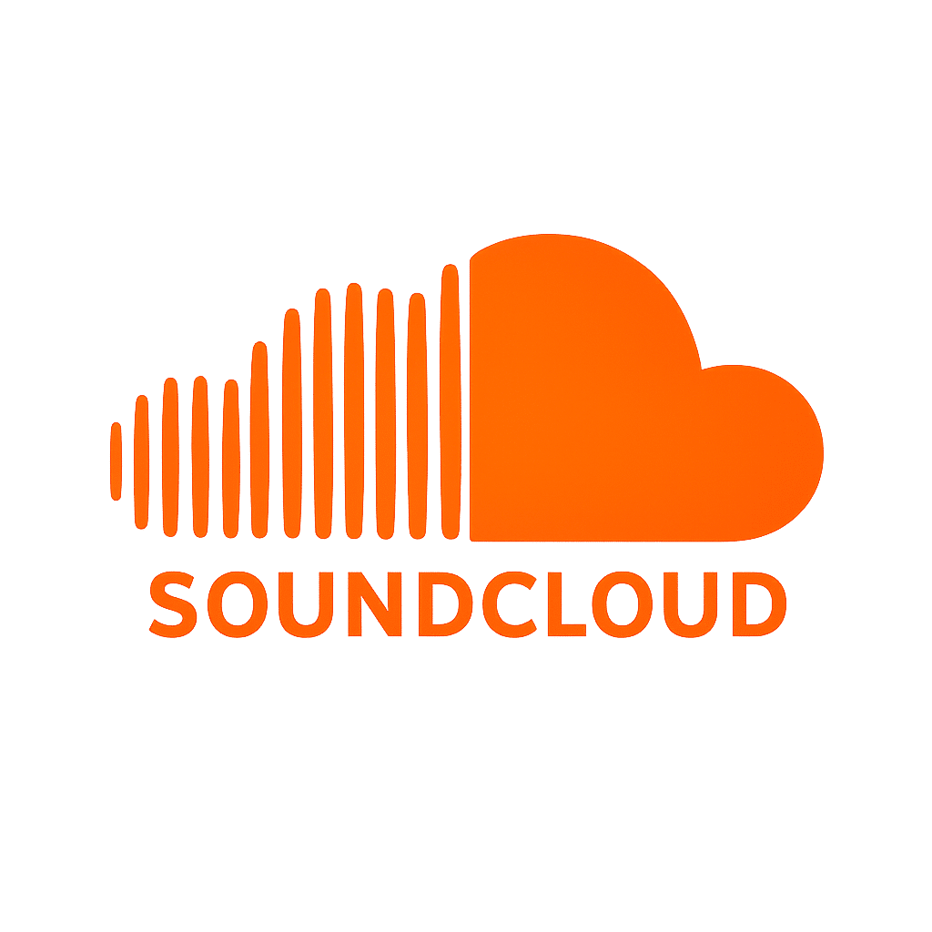 SoundCloud orange logo with cloud and sound waves - BoostMusicPlays music promotion services