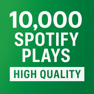 10,000 Spotify Plays – Pro Package High Quality Promotion