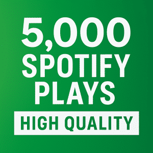 5,000 Spotify Plays High Quality Promotion Package